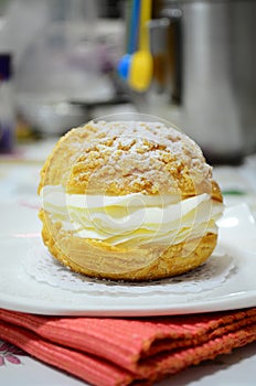 Fresh choux pastry