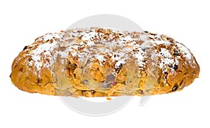 Fresh christmas stollen