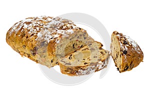 Fresh christmas stollen