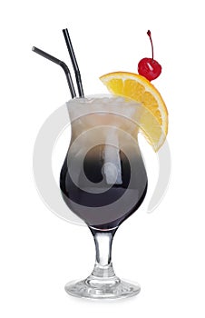 Fresh classic alcoholic cocktail isolated