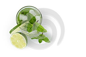 Fresh classic long drink mojito