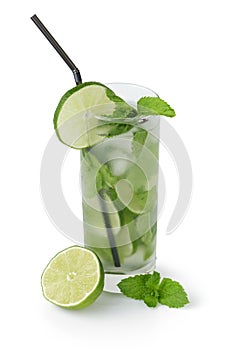 Fresh classic long drink mojito