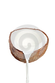 Fresh coconut and milk