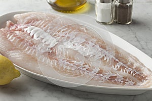 Fresh cod fillet