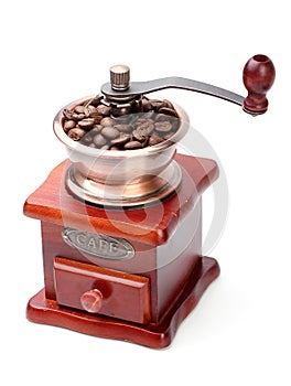 Fresh Coffee Bean And Coffee Bean Grinder