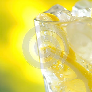 fresh cold drinks- glass of lemonade