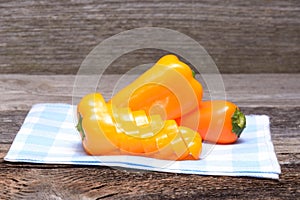 Fresh colorful capsicum