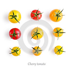 Fresh colorful cherry tomatoes