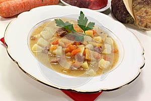 Fresh cooked Turnip stew