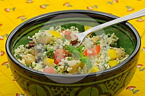 Fresh couscous salad