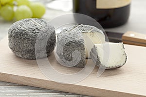 Fresh crottin cheese