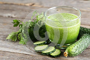 Fresh cucumber juice