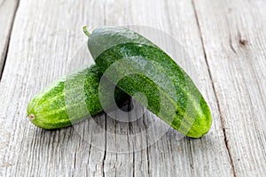 Fresh cucumbers