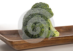 Fresh cut broccoli