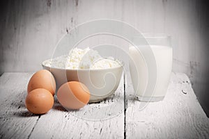 Fresh dairy products and eggs