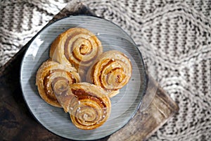 Fresh danish pastries