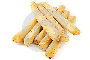 Fresh delicious grissini sticks