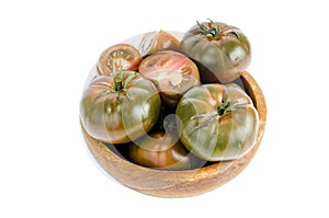 Fresh delicious tomatoes Solanum lycopersicum `Raf`.
