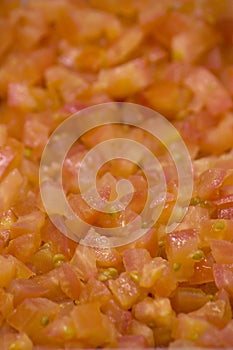 Fresh diced tomatoes