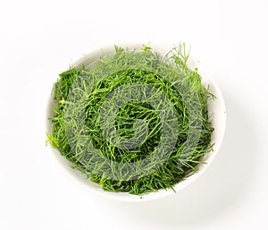 Fresh dill leaves