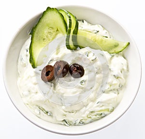 Fresh dip of Tzatziki