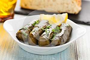 Fresh Dolma in a bowl