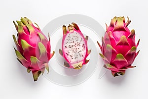 Fresh dragon fruit. Generate Ai