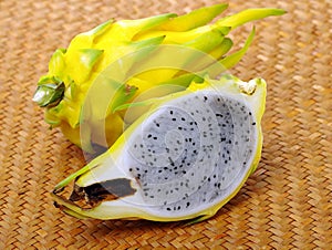 Fresh dragon yellow shell fruit
