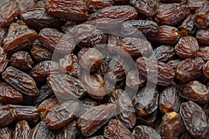 Fresh dried date fruits background