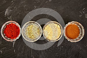 Fresh and dried seasoning herbs and spices