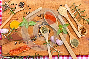 Fresh and dried spices - seasoning