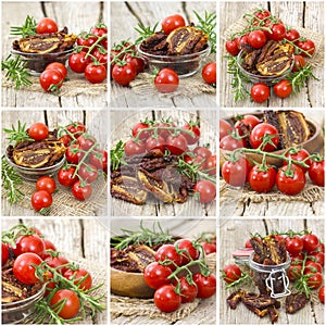 Fresh and dried tomatoes