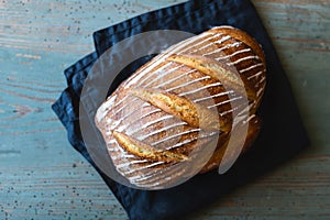 Fresh Durum wheat bread photo