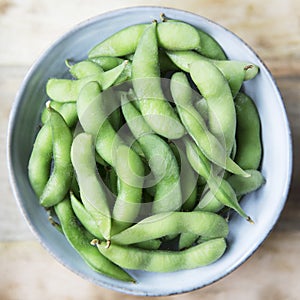 Fresh edamame.