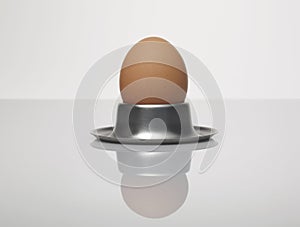 Fresh egg in eggcup