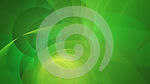 Fresh emerald green circles abstract background