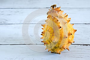 Fresh Exotic fruit Kiwano or Horned melon  cucumis metuliferus