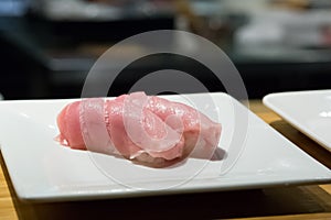 Fresh Fatty Tuna Toro Nigiri Sushi