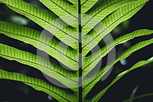 Fresh Fern green leaf background