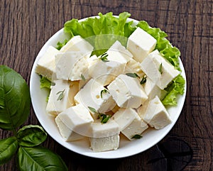 Fresh feta cheese