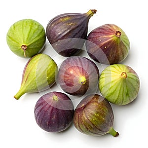 Figs isolated on white background