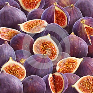 Fresh figs background