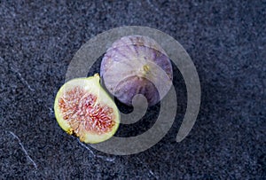 Fresh figs on the table