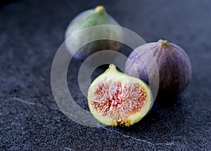 Fresh figs on the table