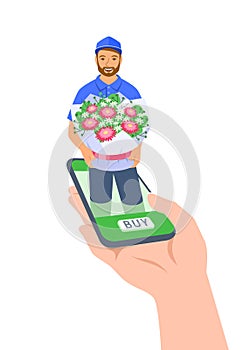 Fresh flowers express delivery mobile phone app