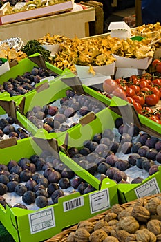 Fresh food at a french market