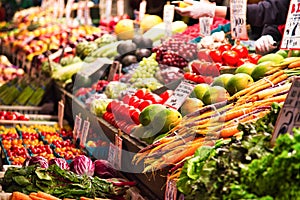 Fresh Food Offering at Seattle Pike Place Market, Washington