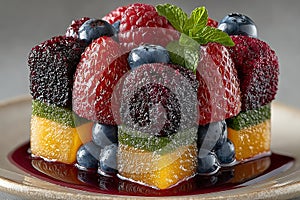 fresh frozen fruit berry cube