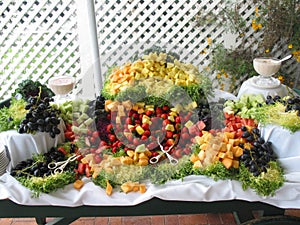 Fresh Fruit Buffet Spread