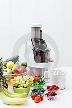 Fresh fruit and juicers